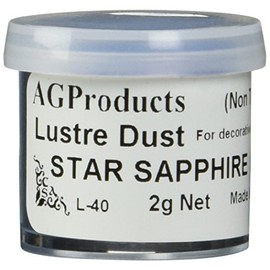 Luster Dusts Sapphire Blue Cake Decorating Dust, 2 Gram