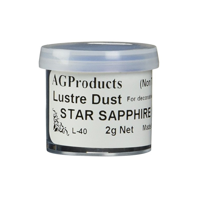 Luster Dusts Sapphire Blue Cake Decorating Dust, 2 Gram