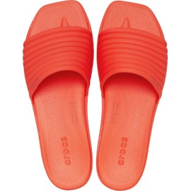 Crocs Women's Miami Slide Sandal, Lava, 7