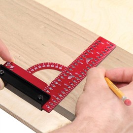 Milescraft 8459 MC-Square150 (metric) - Aluminum Framing and Woodworking Square,Red