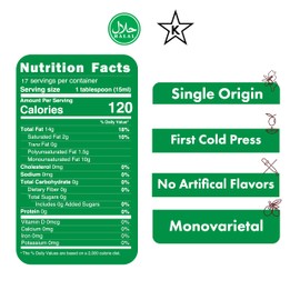 Firma First Cold Pressed Extra Virgin Olive Oil With Green Chili Pepper, Single Origin Unblended & Unfiltered Tunisian Peppery EVOO, 250 ML
