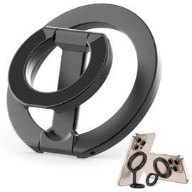 GONSIFACHA Magnetic Phone Ring Holder for - 360° Rotation, with Metal Ring, Removable Phone Grips Compatible with 16 15 14 13 12 Pro Max, Android