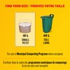 Glad 100% Compostable Bags - Small 10 Litres - Lemon