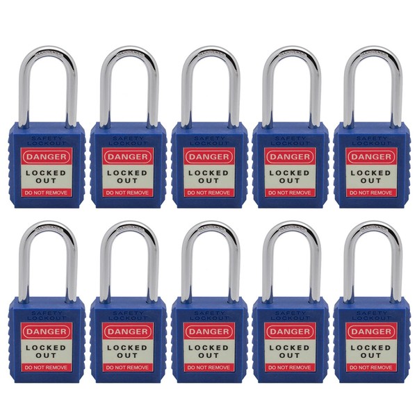 Unity Safety Lockout Tagout Padlock 1-1/2''(40mm), Keyed Alike Lockout Locks,