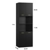 FOTOSOK Kitchen Pantry Cabinet, 71" Tall Cupboard Pantry Cabinet with