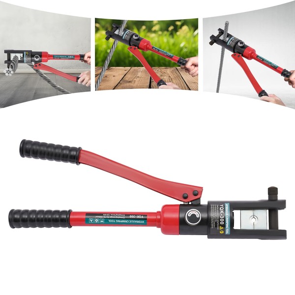 Hydraulic Crimping Tool, w/11 Dies Hydraulic Wire Crimper Tool, w/4*