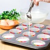 TRUSBER Cupcake Liners, 100 pieces Rainbow Baking Cups Paper Muffin