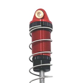 F Fityle 4 Pieces RC Shock Absorber Upgrade Adjustable Assembled RC Shock Absorber Dampers 74mm for MN86S 1:12 Upgrades Parts Crawler, Red