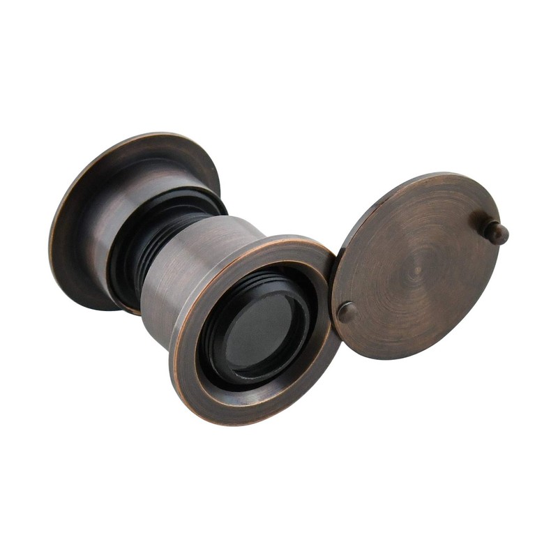 Earl Diamond - Solid Brass Door Viewer Peephole, 220-Degree Security