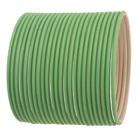 Touchstone New Indian Bollywood Pastel Color Bangle Collection Beautifully Handcrafted Western Choice Pastel Sea Green Color Designer Jewelry Bracelets Bangles. Set of 24.