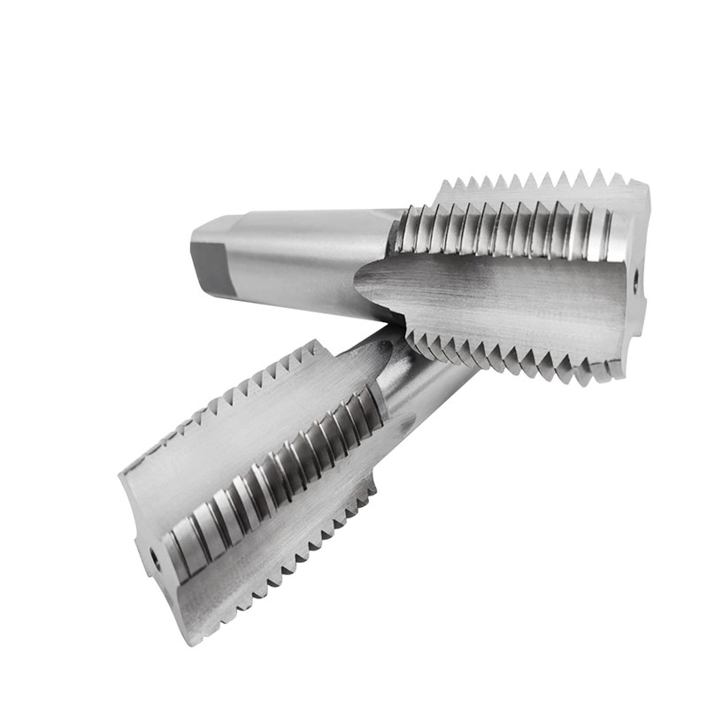 5-Piece NPT Pipe Tap Set with Sizes 1/8", 1/4", 3/8",