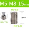 BORDSTRACT Reducing Nut with Male Thread, 10 Pieces M5 x