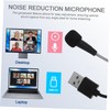 FELTECHELECTR High-Definition Gaming Streaming Microphone Noise-canceling Adjustable for