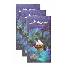 Mirzam Dark Chocolate Coffee & Cardamom 62% 3-PACK