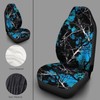 Jodoolang Blue Camoflage Tree Car Seat Covers, Universal Breathable Washable