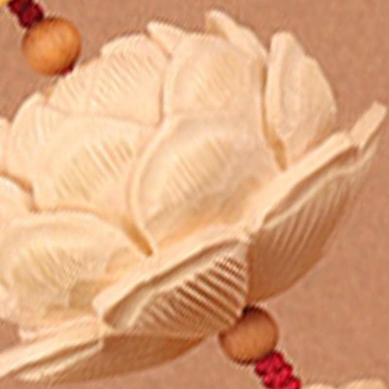 Car Pendant Decorative Hand Carved Lotus Rearview Mirror Hanging Ornament