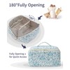 Wandering Nature Travel Makeup Bag,Travel Make up Bag with Large