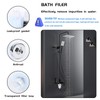 Shower Water Filter, Shower Filter with Two Interchangeable Filter Elements,