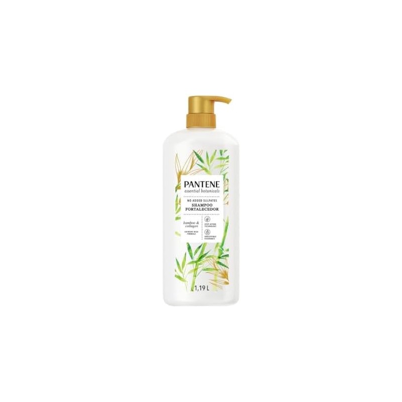 Pantene Essential Botanicals Shampoo Fortalecedor, 1.19 L