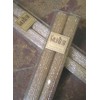 12 Inch Natural Beeswax Glitter Candles, Fools Gold Color, Boxed Set of 2 Candles