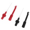 4mm Dual Banana Plug Test Leads with Repair Testing Hooks