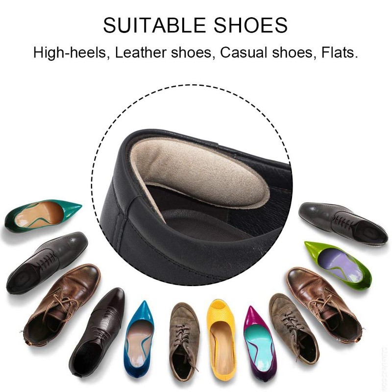 Dr. Foot's Heel Grips Liner Insert for Shoes Too Big,