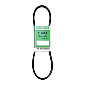 THREE FIVE - 3V530 V Belt, 3/8" x 53" OC, Rubber, 3V Deep Wedge