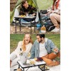 Titanker Folding Camping Table Small 2ft, Small Camp Table Portable