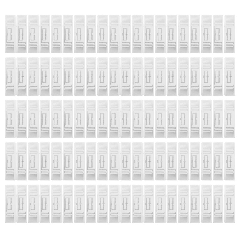 100pcs UHF RFID Labels 860‑960MHz UR108 Chip Reusable Electronic Tag