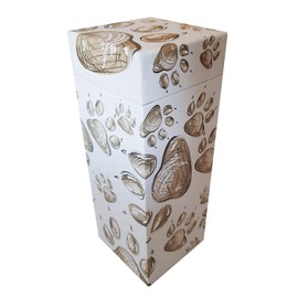 Staggered PawPrints ScatterPod Scattering Pet Cremation Urn