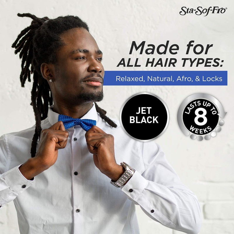 Sta Sof Fro Permanent Black Hair Dye for Men -