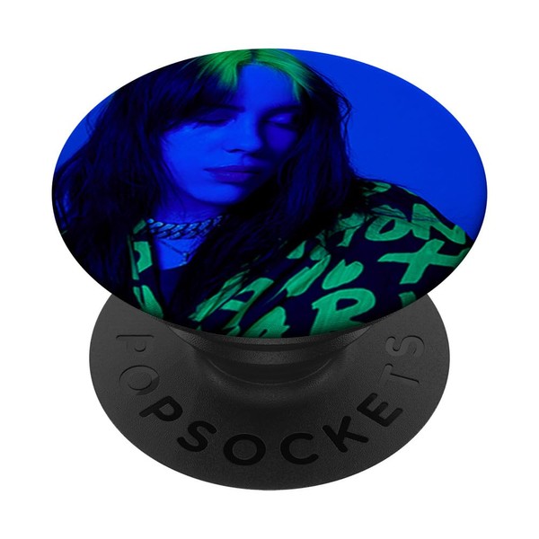 Billie Eilish Official Billie EIlish Downward Glance Photo PopSockets Standard