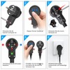 Schuko Plug Flat Extra Flat Earthing Contact Angle Plug with