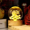 JFTOSALE Yellow Daisy Decorative Ball Night Light - 2.4 Inch