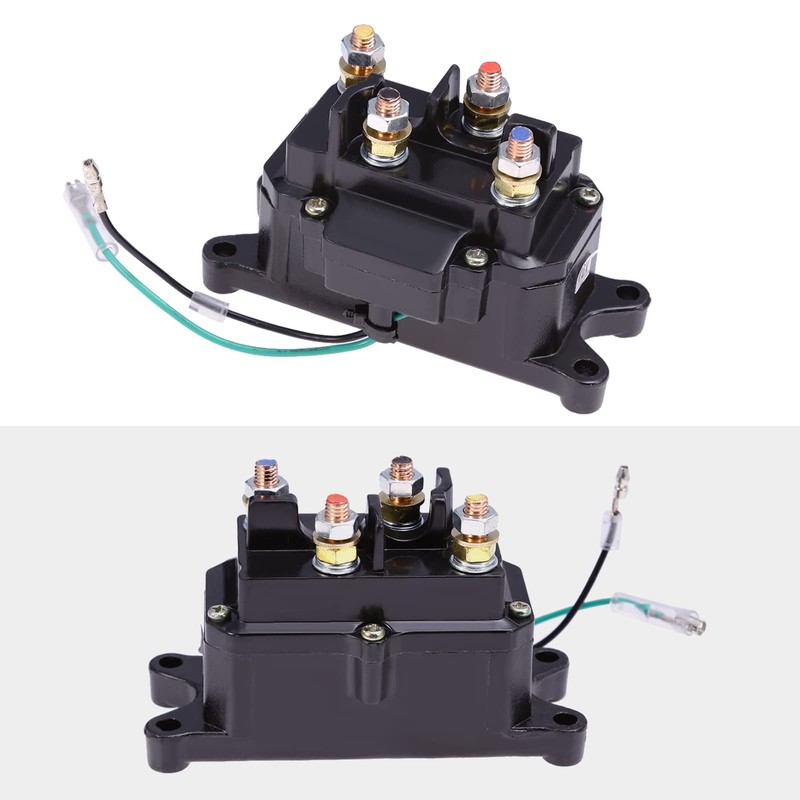 12V 250A ATV Winch Solenoid Relay Contactor with Winch Rocker