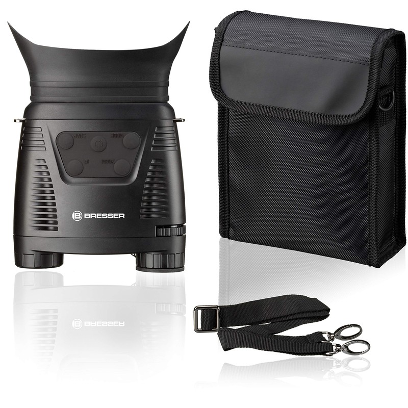 Bresser 1877491 Night Vision Digital NV Binoculars, 3x 130 m