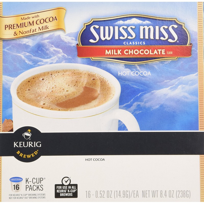 Swiss Miss Hot Chocolate K-Cup16- 0.52 oz/ EA, NET WT