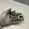 usa Standard COYOTE 5.0 Emblem Badges GOLD On BLACK EDITION