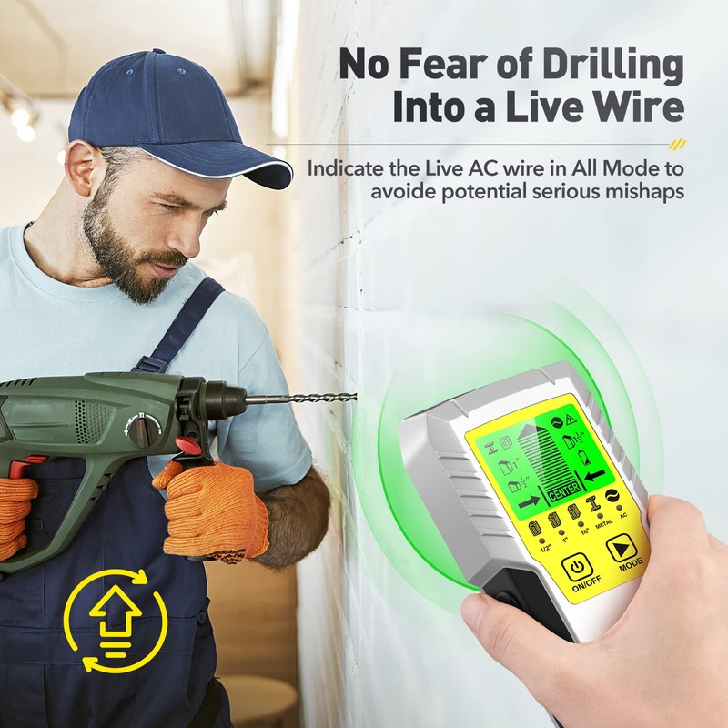 Stud Finder Wall Scanner Sensor - 5 in 1 Stud