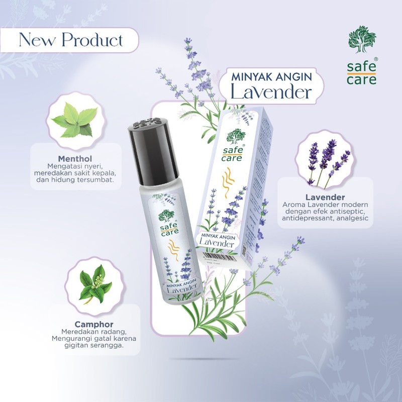 Safe Care Refreshing Oil Minyak Angin Aromatherapy Roll On 10ml