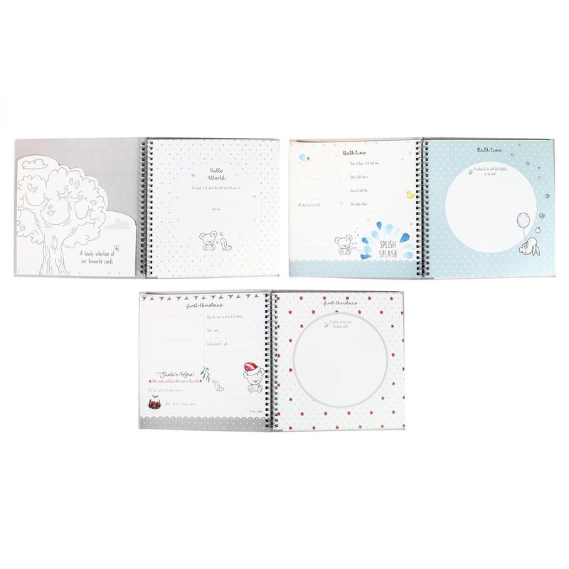 Baby Memory Journal Keepsake Book Milestone Photobook Gender Neutral Diary