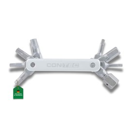 CONTEC Buster 9 9 in 1 Bicycle Multitool Repair Kit Mini Tool Multi-Purpose Hexagon Socket Lightweight