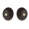 Nostalgic Warehouse Rope Rosette Deadbolt, Timeless Bronze