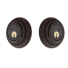 Nostalgic Warehouse Rope Rosette Deadbolt, Timeless Bronze