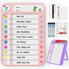 2-Pack Magnetic Chore Chart for Kids, ADHD Task Tracker Easy-Check