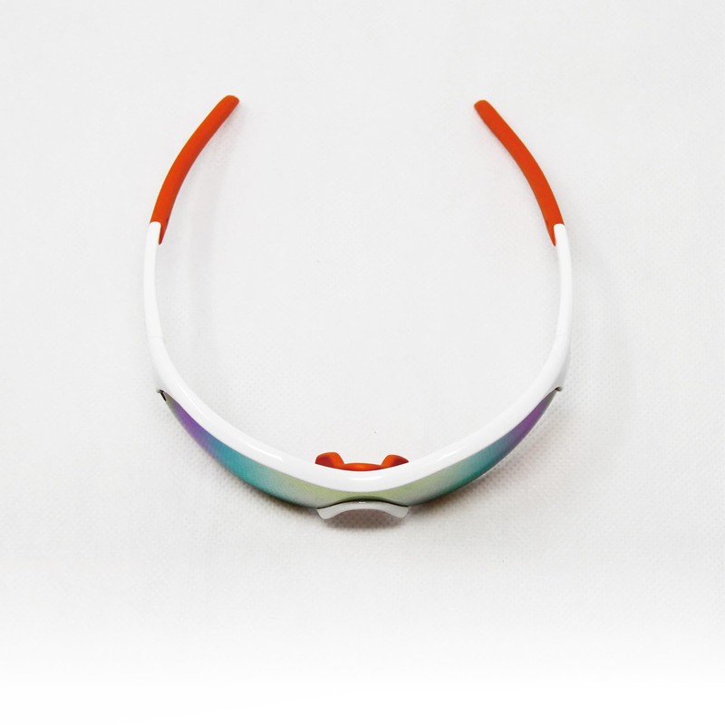 RUDYPROJECT RPJ COREY Sunglasses, White Shiny Frame/Multi Laser Orange Lens
