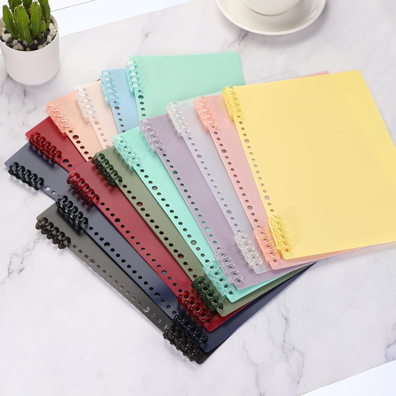 PATIKIL 12 Pack Binding Covers, A4(11.8x8.5 Inch) 22 Mil Plastic