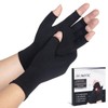 HENOTIC Arthritis Compression Gloves for Women Men, Fingerless Breathable &