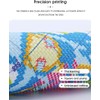 Car Stamped Cross Stitch Kits for Adults Beginner,Counted Cross Stitch