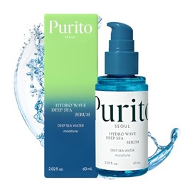 PURITO Deep Sea Serum, Lightweight, Hydrating, for All Skin Types, Ampoule, Facial Serum for Face, Vegan & Cruelty-Free, Korean Skin Care, 60 ml 2.02 fl.oz